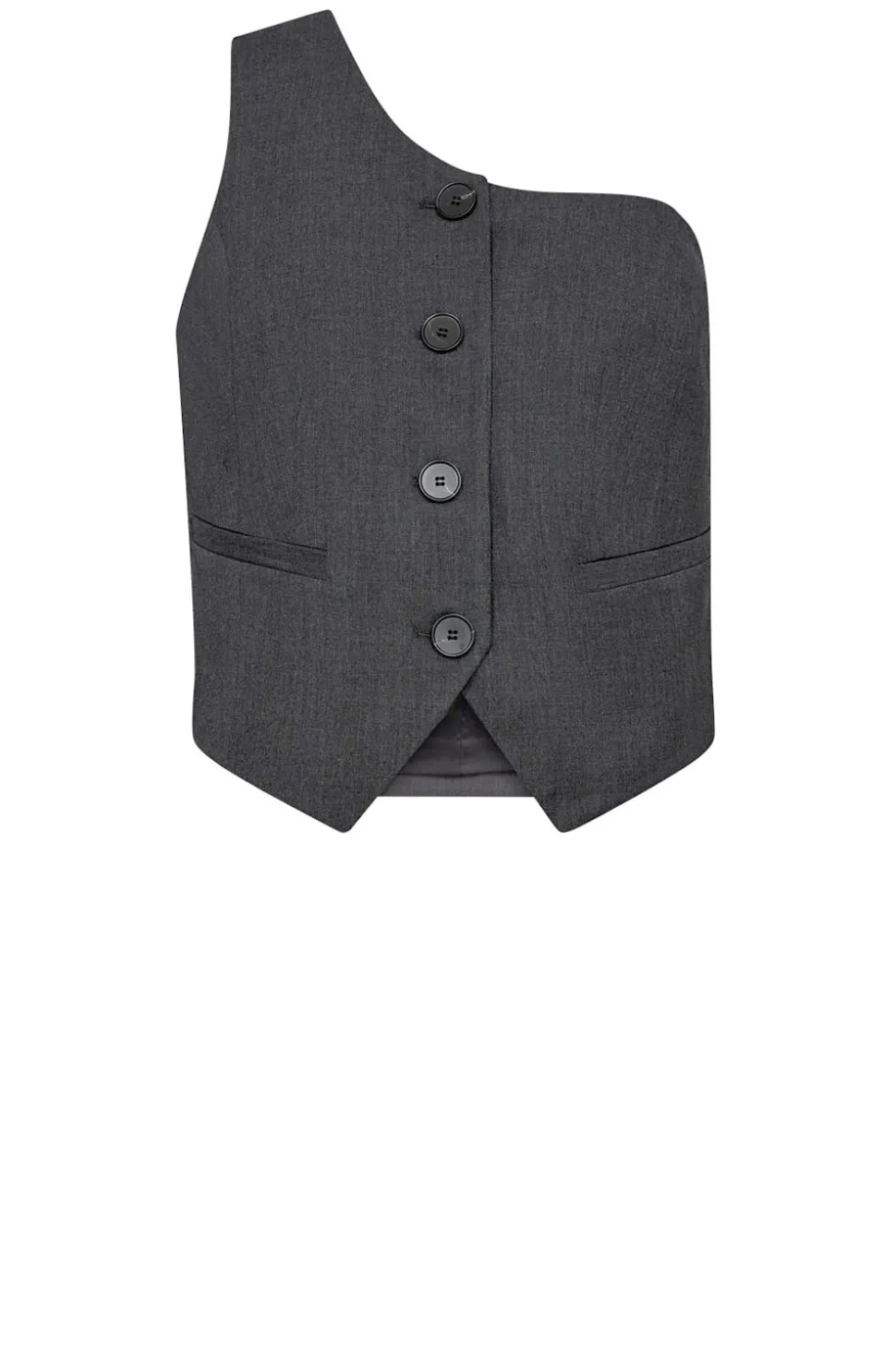 Sale Co'Couture One-Shoulder Waistcoat Vida | Grey... | | Little Soho
