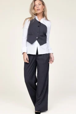 Sale Co'Couture One-Shoulder Waistcoat Vida | Grey... | | Little Soho