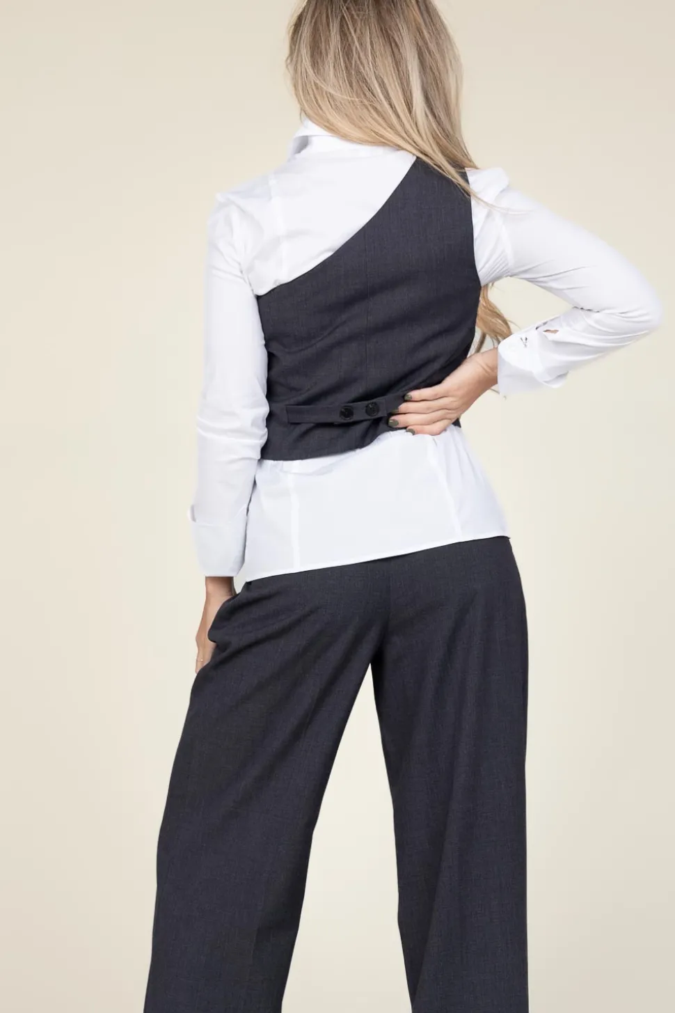 Sale Co'Couture One-Shoulder Waistcoat Vida | Grey... | | Little Soho