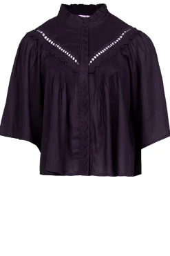 Cheap Suncoo Openwork Blouse Love | Black... | | Little Soho