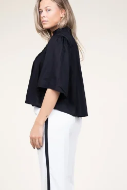 Cheap Suncoo Openwork Blouse Love | Black... | | Little Soho