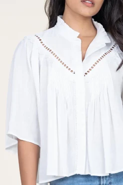 Outlet Suncoo Openwork Blouse Love | White... | | Little Soho