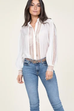 Outlet Copenhagen Muse Openwork Blouse Ultra | Natural... | | Little Soho