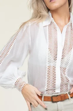 Outlet Copenhagen Muse Openwork Blouse Ultra | Natural... | | Little Soho