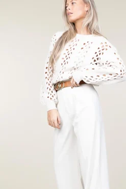 Fashion Dante 6 Openwork Cable Sweater Gennia | Natural... | | Little Soho