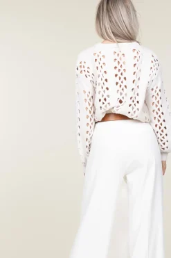 Fashion Dante 6 Openwork Cable Sweater Gennia | Natural... | | Little Soho