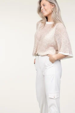Flash Sale ba&sh Openwork Top With Lurex Nate | Natural... | | Little Soho