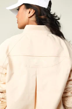 Outlet Patrizia Pepe Oversized Bomber Jacket Freya | Natural... | | Little Soho