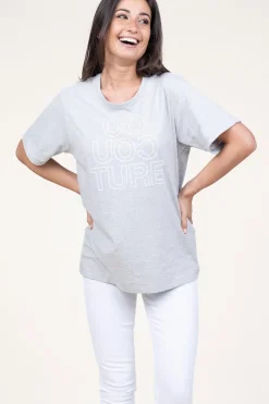 Cheap Co'Couture Oversized Logo T-Shirt Outline | Grey... | | Little Soho