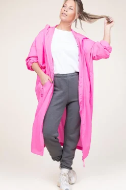 Outlet American Vintage Oversized Raincoat Ikino | Pink... | | Little Soho