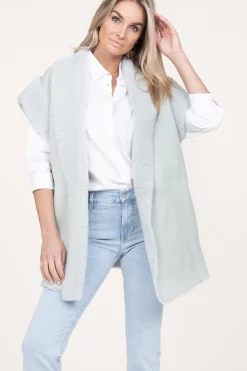 Best Alter Ego Oversized Reversible Lammy Waistcoat Cheryl | Green... | | Little Soho