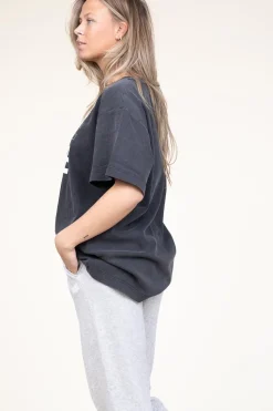 Store Copenhagen Muse Oversized T-Shirt With Logo Muse | Black... | | Little Soho