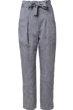 Best Sale IRO Paperbag Pants In Linen Blend Zinah | Grey... | | Little Soho