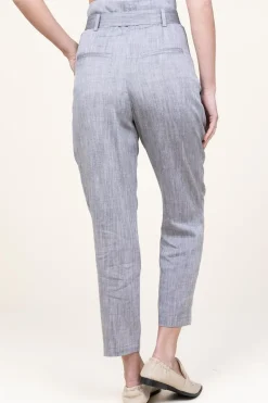 Best Sale IRO Paperbag Pants In Linen Blend Zinah | Grey... | | Little Soho