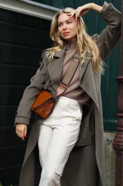 New Gianni Chiarini Patent Leather Crossbody Bag Tara | Camel... | | Little Soho