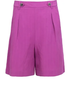 Online Liu Jo Pinstripe Bermuda Short Trapani | Purple... | | Little Soho