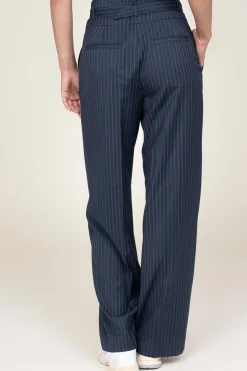 Fashion Co'Couture Pinstripe Trousers Blue | Blue... | | Little Soho