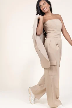 Store Herskind Pleated Cargo Trousers Louise | Beige... | | Little Soho