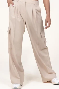 Store Herskind Pleated Cargo Trousers Louise | Beige... | | Little Soho