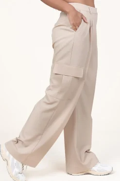 Store Herskind Pleated Cargo Trousers Louise | Beige... | | Little Soho
