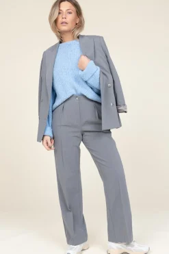 Discount Dante 6 Pleated Trousers Fynn | Grey... | | Little Soho