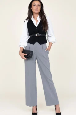 Discount Dante 6 Pleated Trousers Fynn | Grey... | | Little Soho