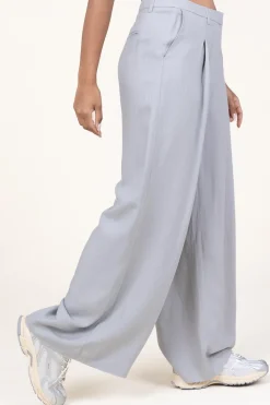 Online Herskind Pleated Trousers In Linenblend Lotus | Grey... | | Little Soho