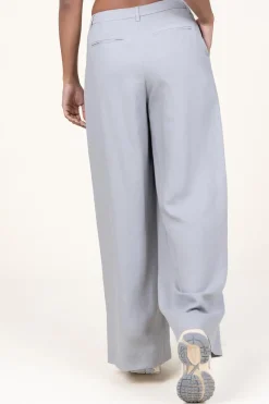Online Herskind Pleated Trousers In Linenblend Lotus | Grey... | | Little Soho