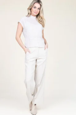 Fashion Dante 6 Plisse Top Penelope | Natural... | | Little Soho