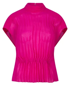 Hot Dante 6 Plisse Top Penelope | Pink... | | Little Soho