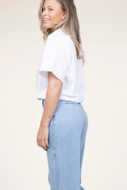 New Est'Seven Poplin Blouse Syarah | White... | | Little Soho