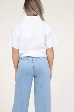 New Est'Seven Poplin Blouse Syarah | White... | | Little Soho