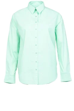 Cheap Moment Amsterdam Poplin Boyfriend Blouse Iconic | Green... | | Little Soho