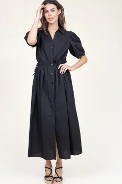 Best Sale Liu Jo Poplin Button Through Dress With Pockets Paceco | Black... | | Little Soho