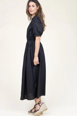 Best Sale Liu Jo Poplin Button Through Dress With Pockets Paceco | Black... | | Little Soho