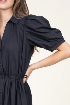 Best Sale Liu Jo Poplin Button Through Dress With Pockets Paceco | Black... | | Little Soho