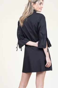 Sale Liu Jo Poplin Button Through Dress With Pockets Valderice | Black... | | Little Soho