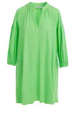 Cheap Devotion Poplin Dress Izoldi | Green... | | Little Soho
