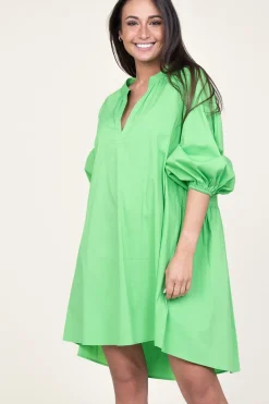 Cheap Devotion Poplin Dress Izoldi | Green... | | Little Soho