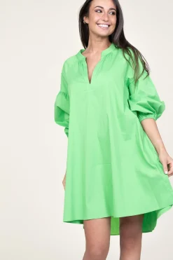 Cheap Devotion Poplin Dress Izoldi | Green... | | Little Soho