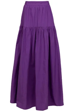 Cheap Antik Batik Poplin Maxi Skirt Pop | Purple... | | Little Soho