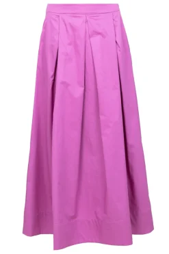 Hot Devotion Poplin Maxi Skirt With Pockets Kelly | Fuchsia Purple... | | Little Soho