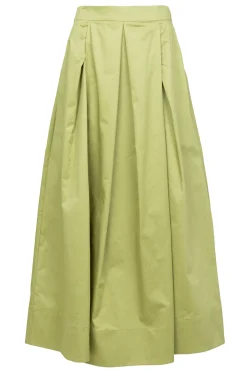 Outlet Devotion Poplin Maxi Skirt With Pockets Kelly | Green... | | Little Soho