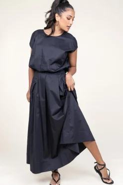 Flash Sale Devotion Poplin Maxi Skirt With Pockets Kelly | Black... | | Little Soho