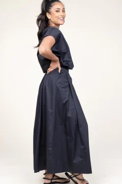 Flash Sale Devotion Poplin Maxi Skirt With Pockets Kelly | Black... | | Little Soho