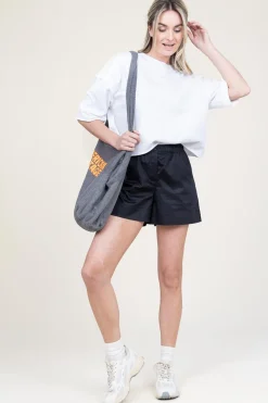 Fashion Devotion Poplin Short With Elastic Waistband Despoina | Black... | | Little Soho
