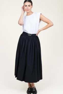 Flash Sale Twinset Poplin Skirt Marta | Black... | | Little Soho