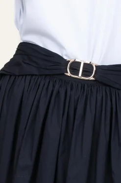 Flash Sale Twinset Poplin Skirt Marta | Black... | | Little Soho