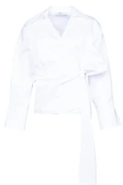 Cheap Devotion Poplin Wrap Top Ramona | White... | | Little Soho