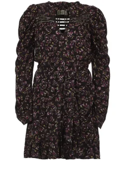 Best Sale Berenice Printed Dress Rilda | Bordeaux... | | Little Soho